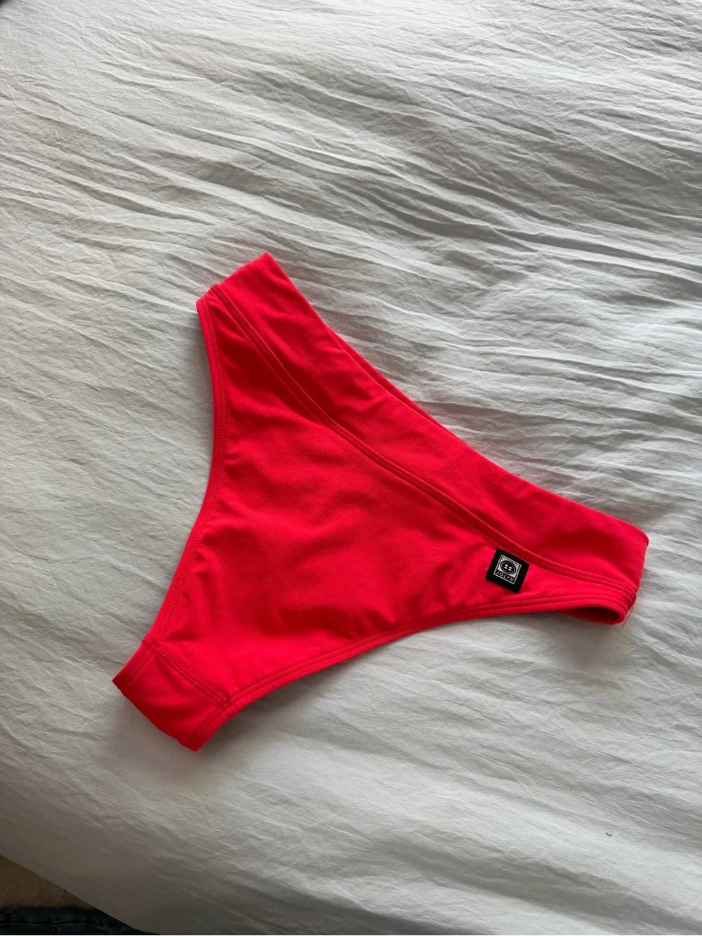 Jolyn ZOE swim bottoms neon coral M